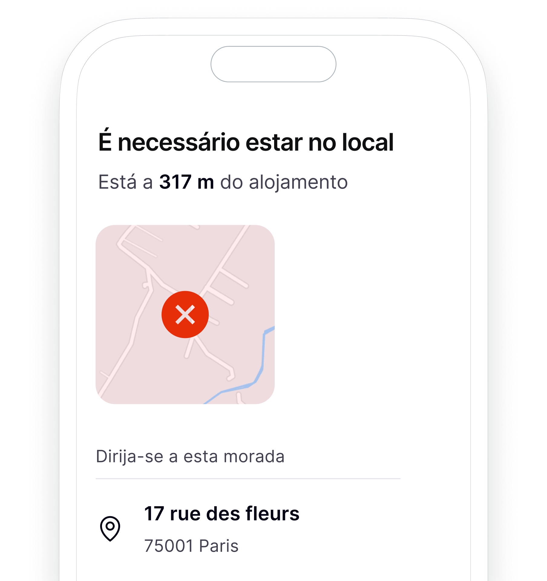 Pré-visualização de Começar apenas a partir do alojamento